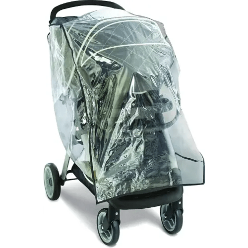 Graco Travel System Weather Shield, Baby Rain Cover, Universal Size to fit Most Travel Systems, Waterproof, Windproof, Ventilation, Sun Protection, Shade, Umbrella, Pram, Vinyl, Plastic, Clear