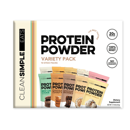 Protein Powder - 10-Flavor Variety Pack | CSE – Clean Simple Eats