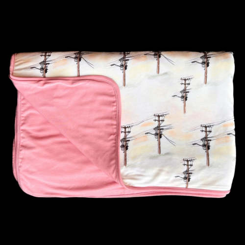 Powerline Bamboo Blanket