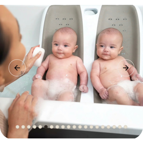 Twin Bath: Safe and Convenient Bathing Solution for Twins – bumble beez