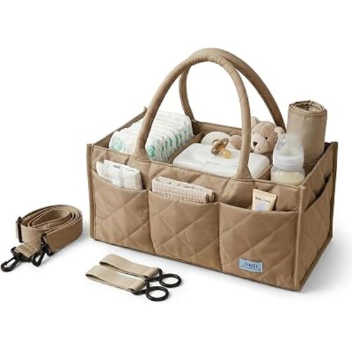 Baby Diaper Caddy Organizer, Khaki