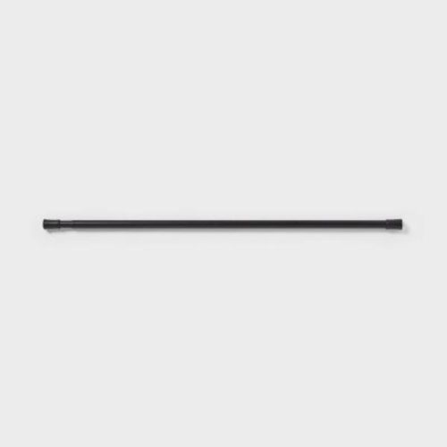 72" Shower Tension Rod Black - Room Essentials™