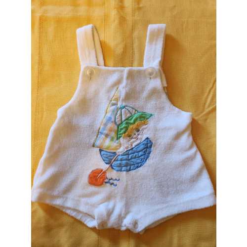 Vintage Baby Boy Outfit, Vintage Clothes, Vintage Baby Boy Terry Cloth Outfit, Baby Boy Clothes, Size 3-6 Months