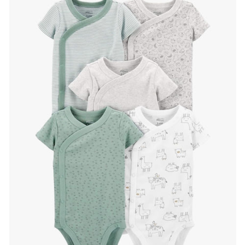 Simple Joys by Carter's unisex-baby 5-pack Side Snap Short-sleeve Bodysuit