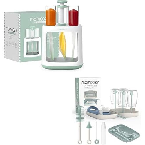 Momcozy Bottle Brush Set+Momcozy Squeeze Station
