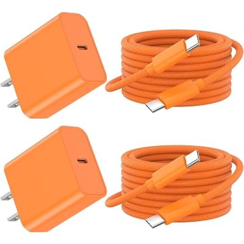 iPhone 17 16 15 Charger Fast Charging 10FT, 20W USB C Charger Block & Cable
