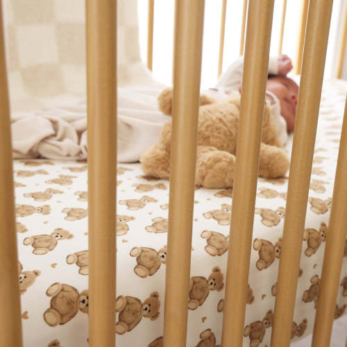 Beary Sweet Crib Sheet