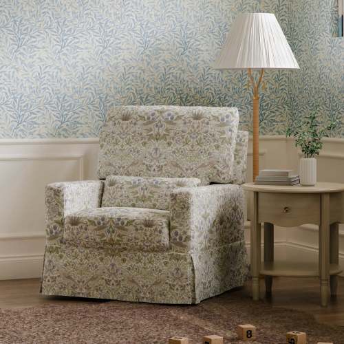 Namesake Morris & Co. x Namesake Crawford Pillowback Comfort Swivel Glider