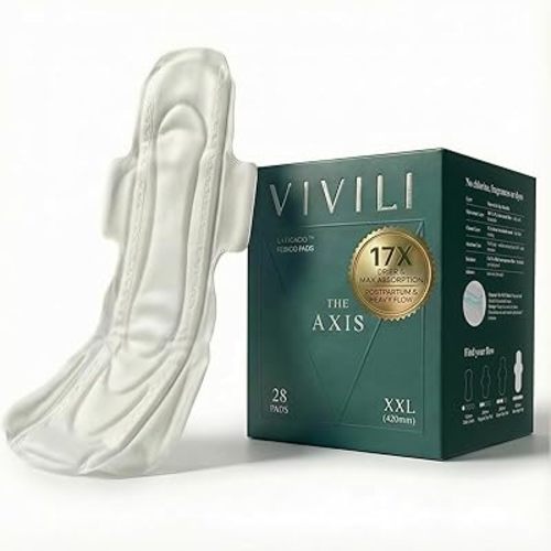 Postpartum Pads XXL Overnight 16.5" (28ct) | 17x Drier, Zero Re-Wet | pH 4.5 Balanced for Sensitive Skin | Plant-Based PLA | Unscented Heavy Flow