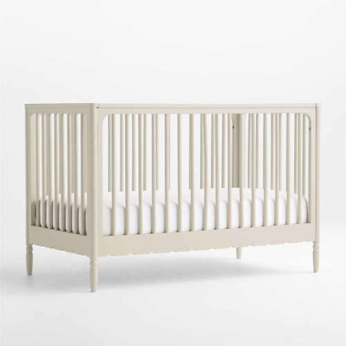 Beatrix Linen Wood Convertible Crib