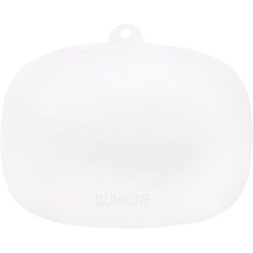 Bumkins Toddler and Baby Suction Plate, Divided Grip Dish Cover for Babies and Kids, Baby Led Weaning, Feeding Supplies, Store and Label Leftovers, Food Prep Portions, Fits Bumkins Large Tray