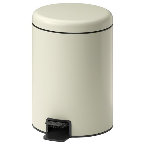 STENTRAPPA Pedal bin - light grey-beige 2 gallon