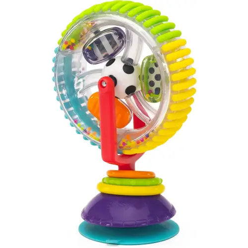 Sassy Wonder Wheel Spinning High Chair Tray Toy, Age 6+ Months