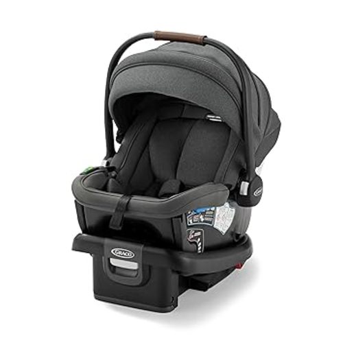Graco Gomax Infant Car Seat, Ace, Lightweight, Reclining Rear Facing Car Seat Installs with or Without a Base