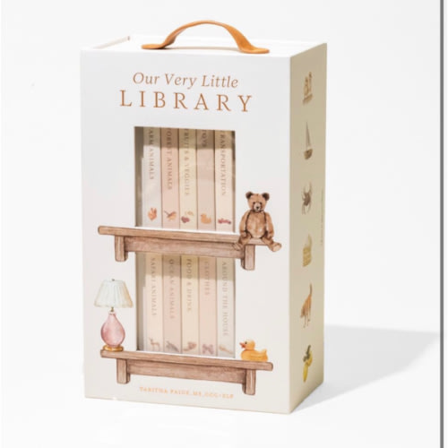 Our Very Little Library Board Book Set: A Foundational Language Vocabulary Board Book Set for Babies (Tabitha Paige Children's Book Series)