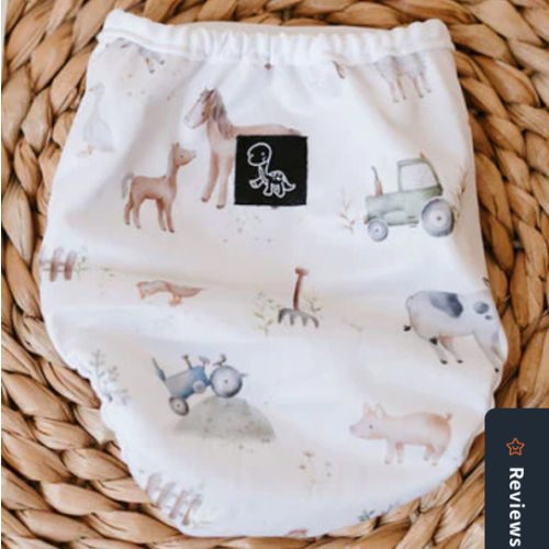 Farm Life Newborn Reusable Cloth Diaper Cover – Dino Diapers