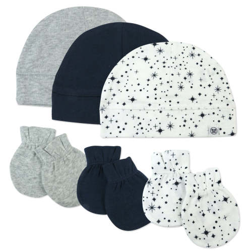 6-Piece Organic Cotton Mitt and Hat Set | Honest Baby Clothing