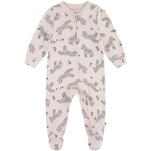 HUGGIES baby-girls Printed Footed Coverall