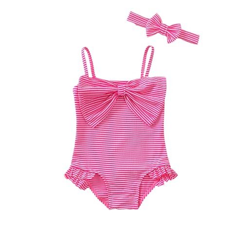 Mioglrie Baby Swimsuit Girl Infant Girl Bathing Suits Newborn One Piece Swimwear for Girls Summer Beach Swim Suit