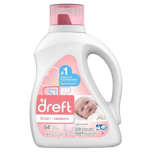 Dreft Stage 1: Newborn HE Liquid Laundry Detergent