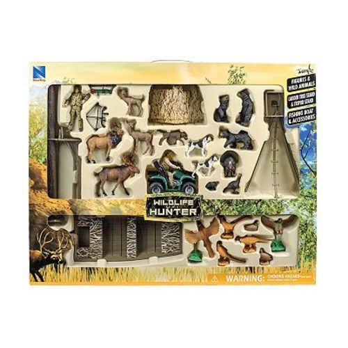 New Ray Wildlife Hunter Deluxe Hunting Model Set