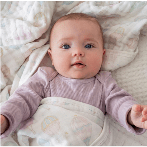 Above The Clouds Organic Baby Blanket | aden + anais