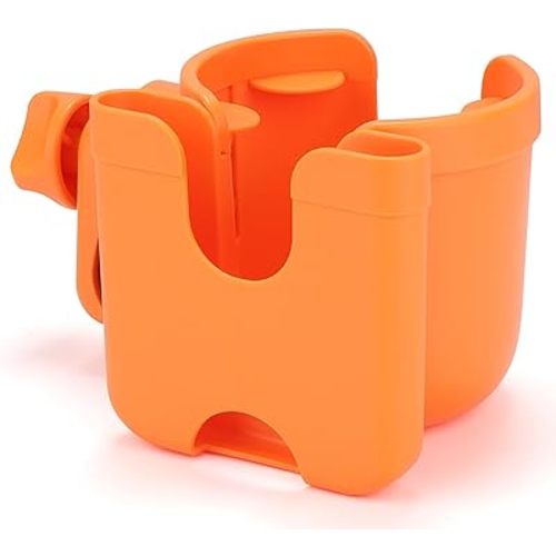 Accmor Stroller Cup Holder with Phone Holder, Bike Cup Holder, Universal Cup Holder for Uppababy Nuna Strollers, 2-in-1 Drinks Holder for Walker, Wheelchair, Scooter