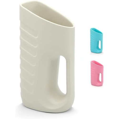 Babylush Baby Bath Rinse Cup & Rinser – 1000ml Soft EVA, 0.3lb Lightweight, BPA-Free Bath Water Pourer, Baby Bath Pitcher, Shower Cup for Kids (Grey)