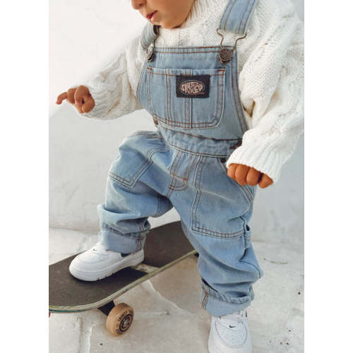 SS Skate Crew vintage denim baggy dungaree - Groms – Salty Shreds
