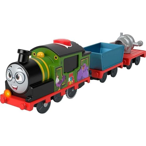 Thomas & Friends Motorized Toy Train Talking Whiff Engine with Sounds Phrases & Cargo Car for Preschool Pretend Play Kids Ages 3+ Years