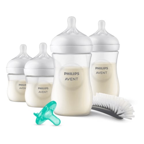 Philips SCD837/03 Avent Natural Baby Bottle with Natural Response Nipple Newborn Gift Set