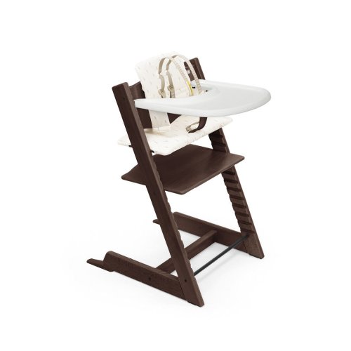 Stokke Tripp Trapp Wood High Chair with Tray: Classic Scandinavian Design