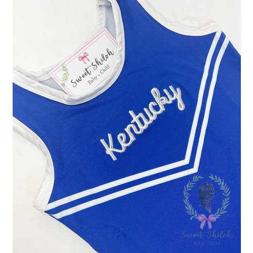 Baby Wildcat Cheer Outfit, Kentucky Baby Cheer Uniform, Baby Girl Kentucky Outfit, Game Day Wildcat Outfit, Baby Girl UK Cheer Uniform