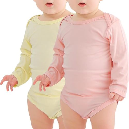 Jimonda Baby Bodysuit Long Sleeve Infant Romper Soft Boy Girl Unisex Newborn Clothes One Piece Outfits Summer Fall