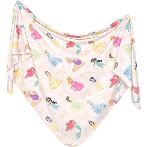 Copper Pearl Large Premium Knit Baby Swaddle Receiving Blanket Disney Princess