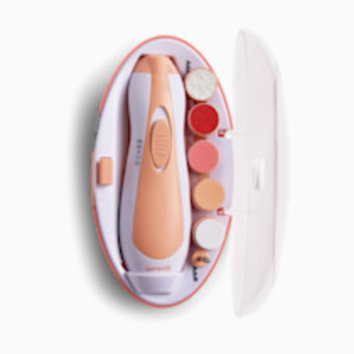 Sprucely Electric Nail Buffer - Cantaloupe/White