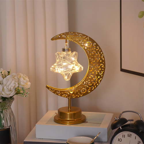 AURIGATE Star Shaped Fireworks Fairy Lights Retro Boho Style Decor Night Light Decorative LED Table Lamps for Home Drawing Room Nursery Bedroom, USB Power