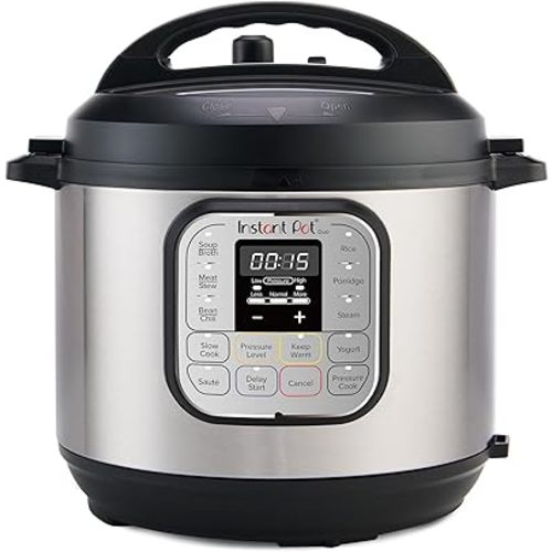 Instant Pot Duo 7-in-1 Mini Electric Pressure Cooker, Slow Rice Cooker, Steamer, Sauté, Yogurt Maker, Warmer & Sterilizer, Includes Free App with over 1900 Recipes, Stainless Steel, 3 Quart