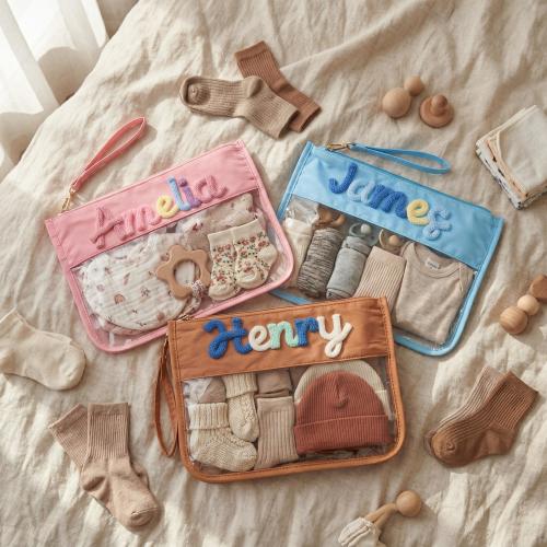 New Mom Gift | Diaper Bag | Organizer Pouch | Clear Bag | Wet Bag | Toddler Gift