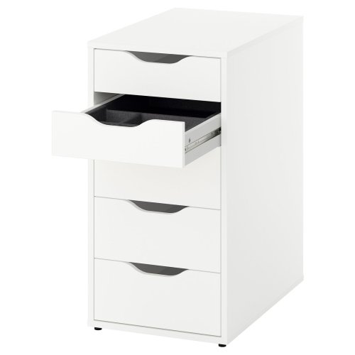 ALEX Drawer unit - with insert white 14 1/8x27 1/2 "