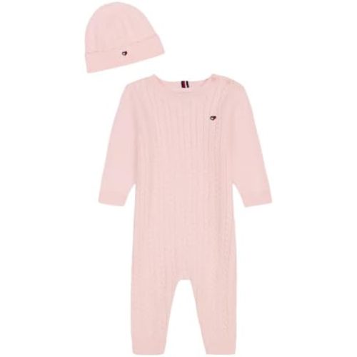 Tommy Hilfiger baby-girls Long Sleeve Footless Coverall Onesie