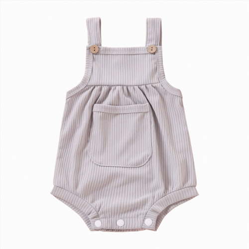 NIEWTR Baby Girl Clothes Floral Boho Lace Romper Bodysuit Romper Jumpsuit Summer Outfit Summer Baby Clothes Girls(Grey,6-9 Months)