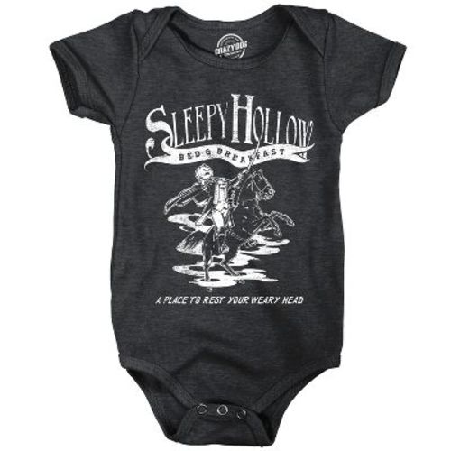 Sleepy Hollow Bed and Breakfast Baby Bodysuit Funny Sarcastic Halloween Graphic Novelty Jumper For Infants - Crazy Dog Baby Bodysuit For Halloween 6