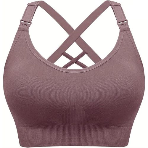 Pure Cotton Nursing Bra for Breastfeeding, Ultra Soft Wireless Bra, Breathable Moisture-Wicking Pregnancy Bra for Daily Wear