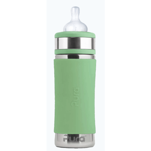 Kiki™ 7oz Insulated Baby Bottle - Moss Color