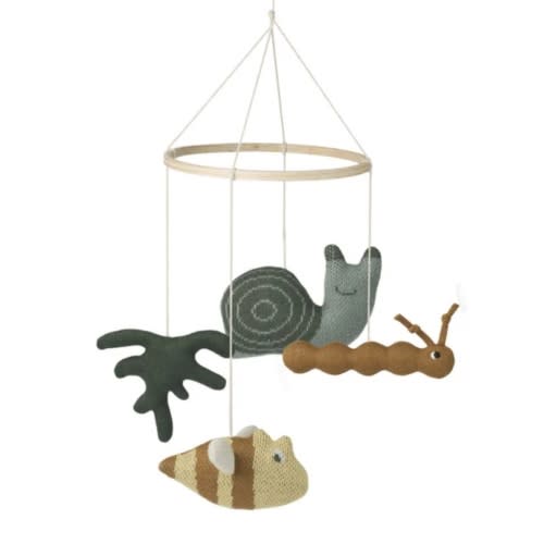 Wood and Organic Cotton Melissa Mobile