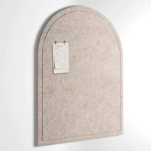 Orelle Arch Felt Bulletin Board | Foldable Peel and Stick Felt Board for Wall | Office, Vision Board, Kids Art Display | 23 x 31”