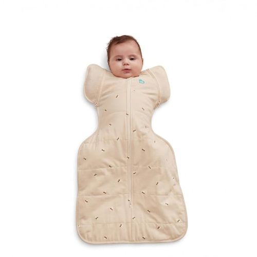 Love to Dream Swaddle Up Transition Bag | 2.5 TOG, 19-24 lbs, Oatmeal Bees