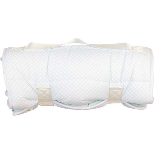 The Nap Mat, Blue Gingham - Apple of My Isla | Maisonette