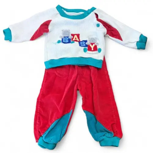 Vintage colorblock set